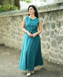 Top with skirt set - Tiffany Blue view 3