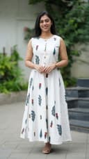 Top with skirt set - White view 1