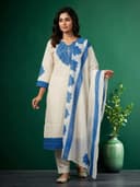 POLY MUSLIN SILK 3PCS SET KURTHI view 1