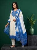POLY MUSLIN SILK 3PCS SET KURTHI view 2